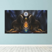 Cyritous, der Tempel des Orbs von Karinos Leinwanddruck (Insitu (Holzboden))