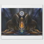 Cyritous, Temple Orb Karinos Wrapping Paper Geschenkpapier (Flach)