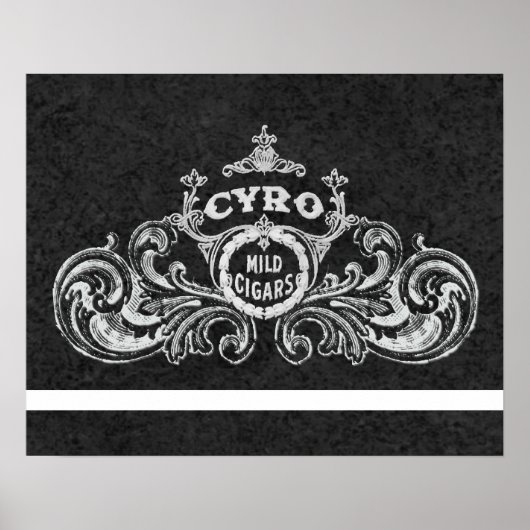 Cyro Milde Cigars Vintag Tobacco Label Poster (Vorne)