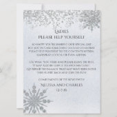 Cyrstal Snowflakes Hochzeitssymbol (Vorderseite)