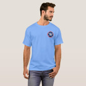 Cyrus das große rote weiße u. blaue Siegel-Shirt T-Shirt (Vorne ganz)