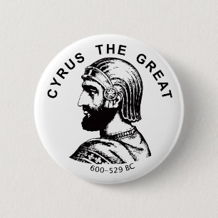 Cyrus der großes kourosh bozorg runde Knopf Button