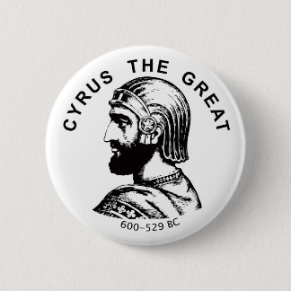 Cyrus der großes kourosh bozorg runde Knopf Button
