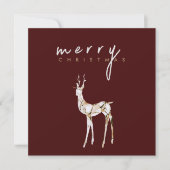 Cystal Reindeer Frohes Weihnachten (Vorderseite)