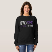Cystic Fibrosis Warrior Cystic Fibrosis Awareness  Sweatshirt (Vorne ganz)