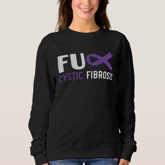 Cystic Fibrosis Warrior Cystic Fibrosis Awareness  Sweatshirt (Vorderseite)