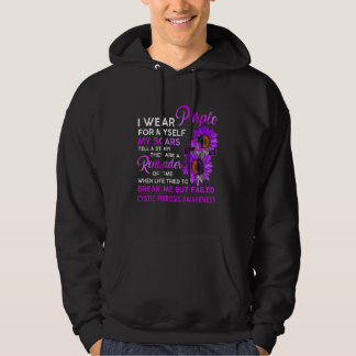 Cystische Fibrose Bewusstsein, das ich selbst Lila Hoodie