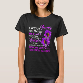 Cystische Fibrose Bewusstsein, das ich selbst Lila T-Shirt