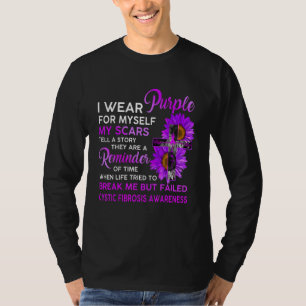 Cystische Fibrose Bewusstsein, das ich selbst Lila T-Shirt