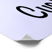 Cystische Fibrose Bewusstsein für Schmetterling de Poster (Ecke)