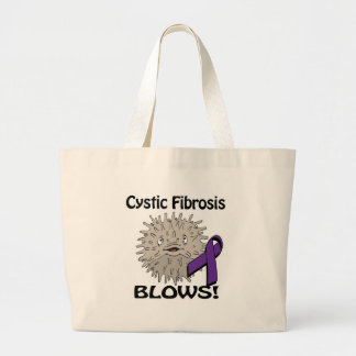 Cystische Fibrose bläst Sensibilisierungsdesign Jumbo Stoffbeutel