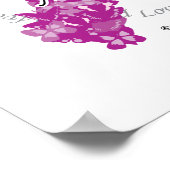 Cystische Fibrose-Schleife der Schmetterlinge Poster (Ecke)