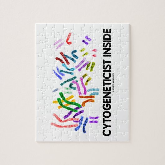 Cytogeneticist-Innere (Karyotype) Puzzle (Vertikal)