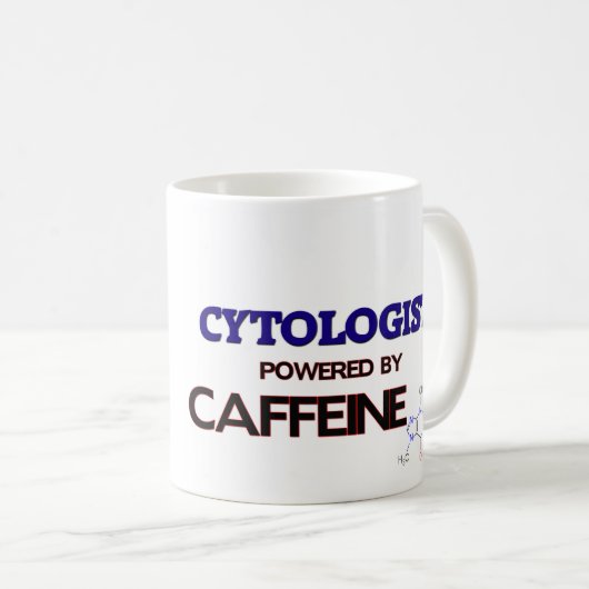 Cytologist angetrieben durch Koffein Kaffeetasse (VorderseiteRechts)