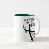 Cytologist-Geschenk-einzigartiger Baum mit Zweifarbige Tasse (VorderseiteRechts)