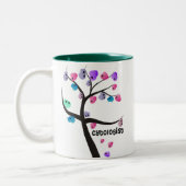 Cytologist-Geschenk-einzigartiger Baum mit Zweifarbige Tasse (Links)