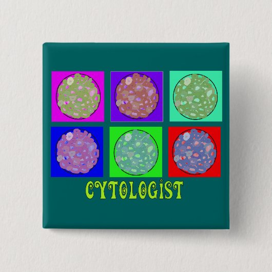 Cytologist-Geschenk-Zellen im Petrie Button (Vorderseite)