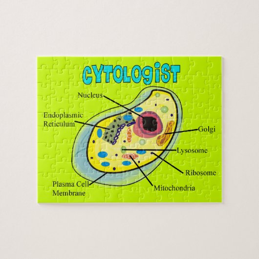 Cytologist-menschliche Zellen-Puzzlespiel Puzzle (Horizontal)