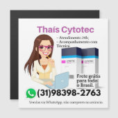 Cytotec Misoprostol comprar agora Magnetkarte (Vorne/Hinten)