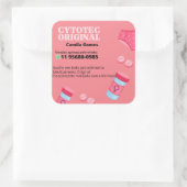 Cytotec misoprostol original whats 11956800985 Mou Quadratischer Aufkleber (Tasche)