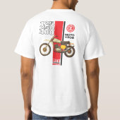 CZ 380cc Vintager Moto T - Shirt 1974 (Rückseite)