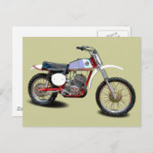 CZ 400 COFFIN TANK. POSTKARTE (Vorne/Hinten)