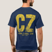 CZ (Kanalzone) in Gelb T-Shirt (Rückseite)