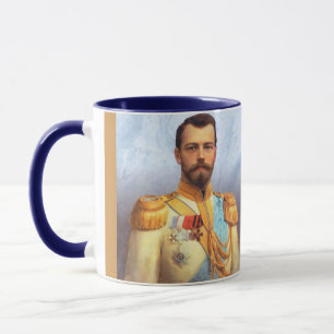 Czar Nicholas II. RUSSLAND-Cup Tasse