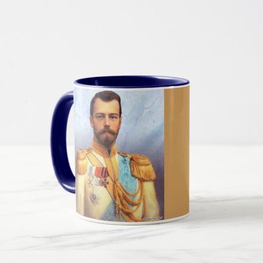 Czar Nicholas II. RUSSLAND-Cup Tasse (Vorderseite Links)
