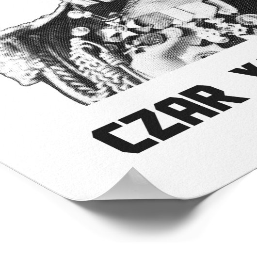 Czar Nicholas II - Zar Sie ernst? Poster (Ecke)