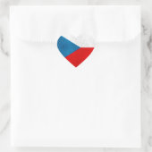 CZECH-Aufkleber Herz-Aufkleber (Tasche)