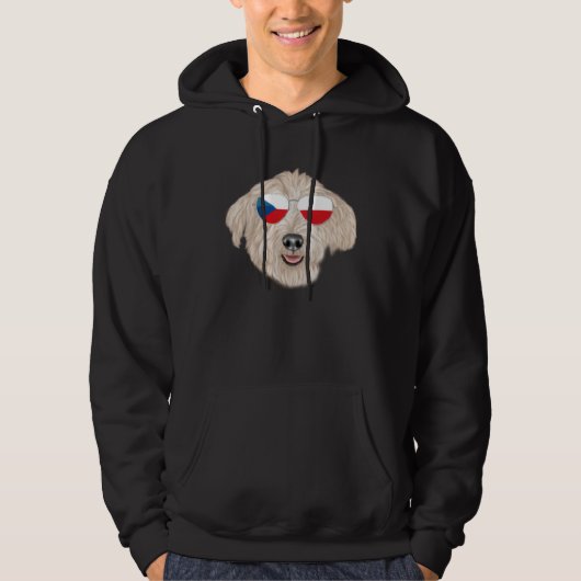 Czech Flag Glen of Imaal Terrier Dog Czech Republi Hoodie (Vorderseite)
