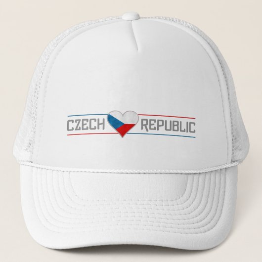 CZECH hat - Farbe auswählen Truckerkappe (Vorderseite)