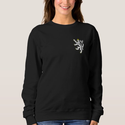 Czech Republic  Bohemian Lion Symbol Sweatshirt (Vorderseite)