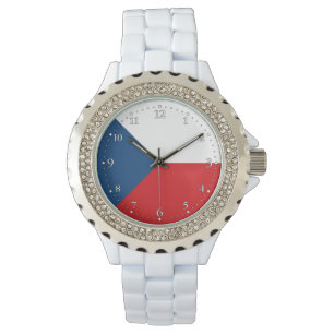 Czech Republic Flag Armbanduhr