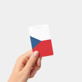 Czech Republic Flag Ausweis (Handheld)