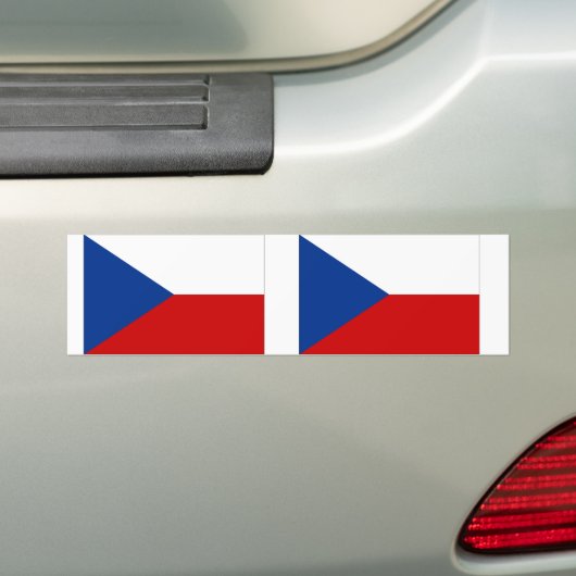 Czech Republic Flag Autoaufkleber (Auf Auto)