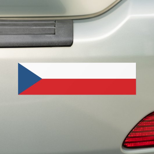 Czech Republic Flag Autoaufkleber (Auf Auto)
