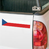Czech Republic Flag Autoaufkleber (Auf Lkw)