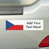 Czech Republic Flag Autoaufkleber (Auf Auto)
