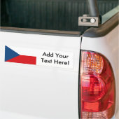 Czech Republic Flag Autoaufkleber (Auf Lkw)