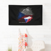 Czech Republic flag Banner (Insitu)