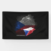 Czech Republic flag Banner (Horizontal)
