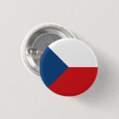 Czech Republic Flag Button (Vorne & Hinten)