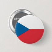 Czech Republic Flag Button (Vorne & Hinten)