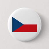 Czech Republic Flag Button (Vorderseite)