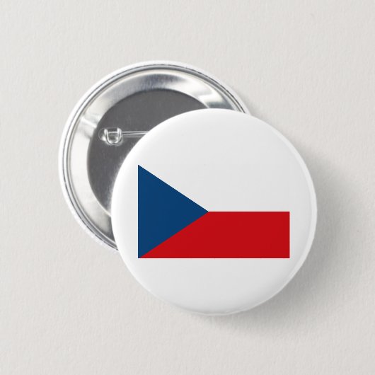 Czech Republic Flag Button (Vorne & Hinten)