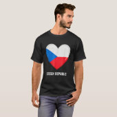 Czech Republic Flag   Czech T-Shirt (Vorne ganz)