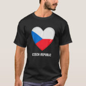 Czech Republic Flag  Czech T-Shirt (Vorderseite)