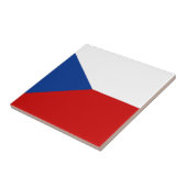 Czech Republic Flag Fliese (Seite)